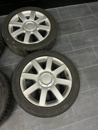 17" Alufelgen Winterreifen 205 50 VW Golf 5 6 Scirocco 6x17 ET48,5 1K0601025N - Bild 2