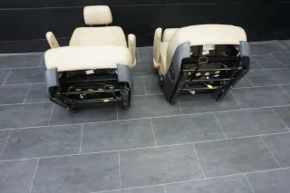 VW T5 T5.1 Multivan SITZ Sitze Pilotensitze vorne links rechts Leder Beige - Bild 10