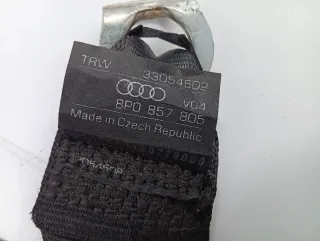 Sicherheitsgurt hinten links / rechts Audi A8 8P 8P0857805 V04 Gurt schwarz - Bild 4