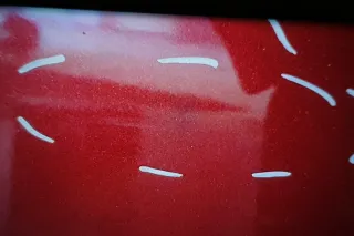 Audi A4 B7 05-07 Avant Tür hinten links Kombi LZ3F granatrot perleffekt - Bild 9