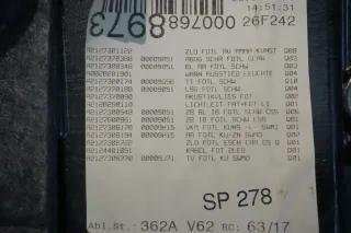 Mercedes W212 Türverkleidung leder Türpappe Verkleidung hinten links A2127301122 - Bild 8