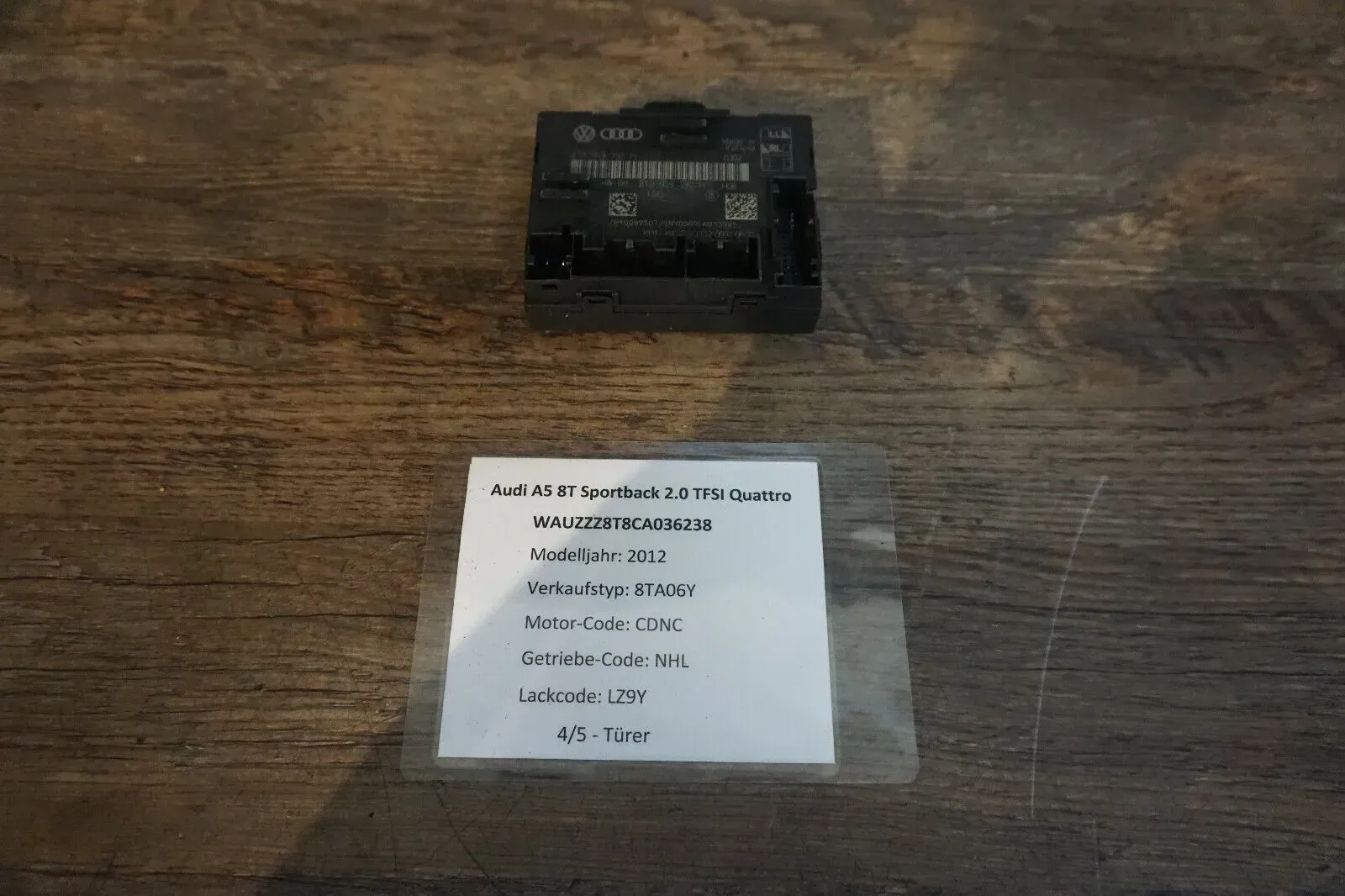 Audi A4 8K A5 8F 8T Q5 8R Türsteuergerät Vorne Rechts 8T0959792H / 8T0959792H - Bild 1