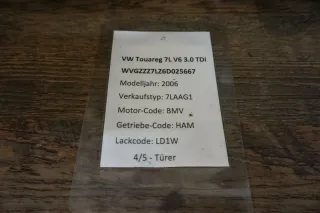 7L6867240FR Original VW Touareg 7L B-Säule Verkleidung Grau Rechts - Bild 2