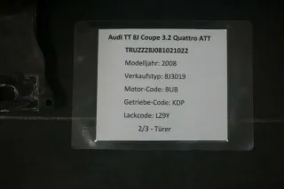 Audi TT 8J Bj07 TTS V6 R32 3.2 Quattro Kardanwelle Antriebswelle - Bild 2