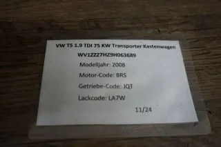 VW T5 Scheibenwischermotor Wischermotor Gestänge vorne 7E1955113 7E1955023B - Bild 6