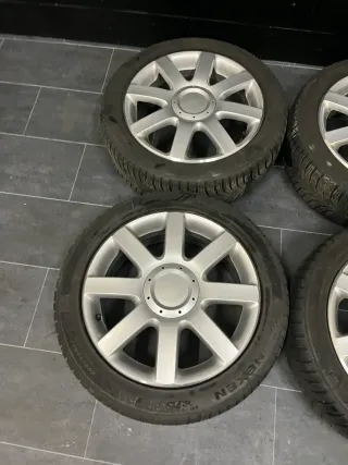 17" Alufelgen Winterreifen 205 50 VW Golf 5 6 Scirocco 6x17 ET48,5 1K0601025N - Bild 3
