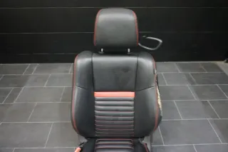 Dodge Challenger R/T 14 Sitz Fahrersitz Leder Sitzheizung Links Schwarz Rot - Bild 3