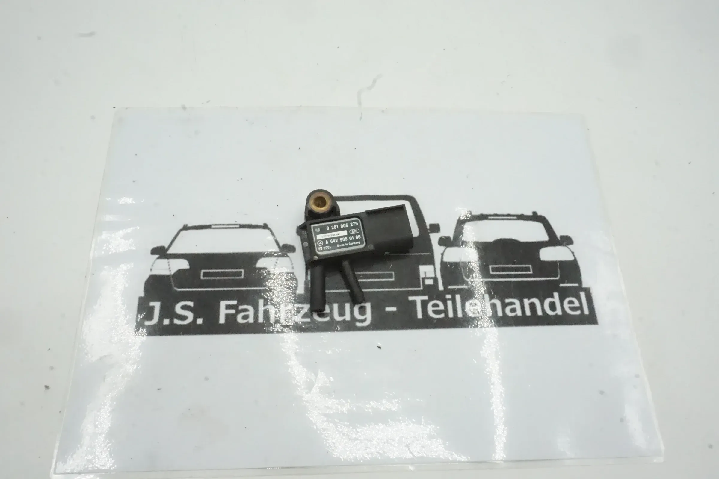 Mercedes W164 W211 Abgasdrucksensor A6429050100 Differenzdruckgeber Original - Bild 1