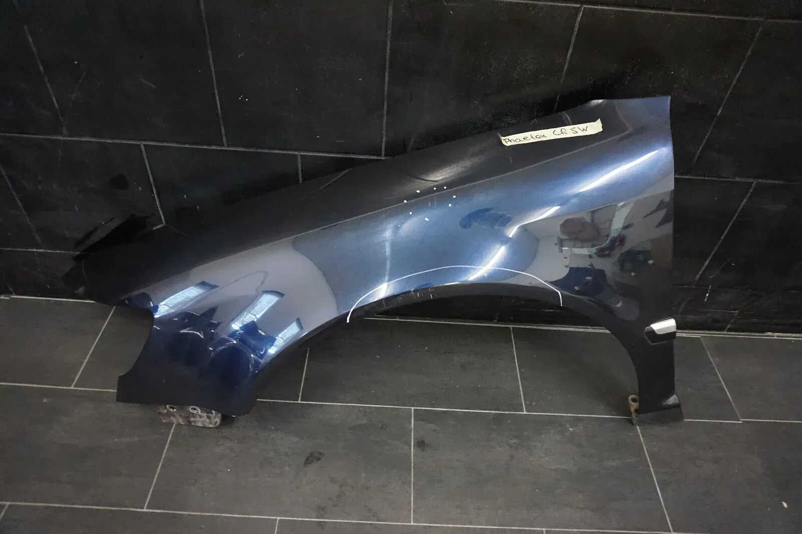 Kotflügel Vorne Links VW Phaeton Bj05 LUNABLAU LR5W Fahrerseite Blau - Bild 1