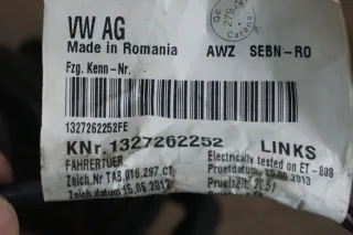 Volkswagen Transporter Caravelle T5 Kabelbaum Leitungssatz Tür vorne 7E2970000D - Bild 4