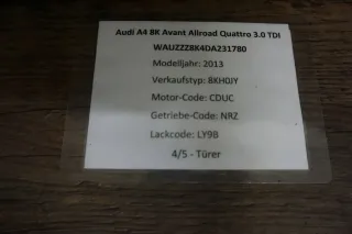 Audi A4 8K B8 Avant original Kofferraumverkleidung links Soul 8K9863879 - Bild 2