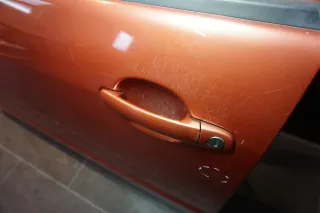 Skoda Fabia Combi 5J Tür vorn links mit Anbauteile Farbe orange 9771 - Bild 4