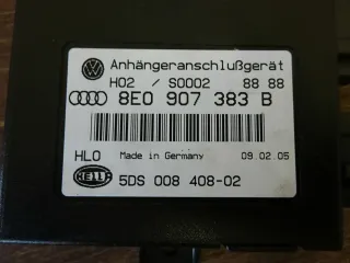 Audi A4 B7 8E QU 04-08 Steuergerät ECU Modul SG f. AHK Anhängerkupplung - Bild 4