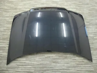 VW Bora BJ 1999 Motorhaube Deckel vorn Frontklappe schwarz LC9Z - Bild 2