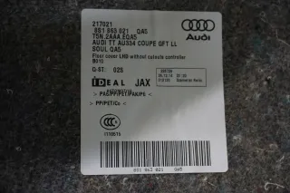 Original Audi TT 8S Bodenbelag Teppich 8S1863021A Fußboden Fußraum soul schwarz - Bild 7