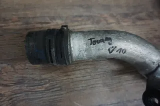 7L6128654B Original VW Touareg 7L Ansaugrohr Ladeluftschlauch Luftschlauch - Bild 3