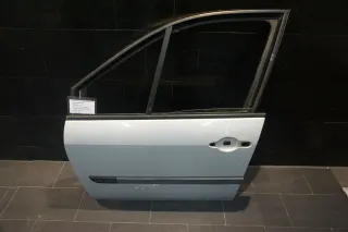 Renault Scenic ll 2 03-06 Tür vorn vorne Links Silber Blau - Bild 1