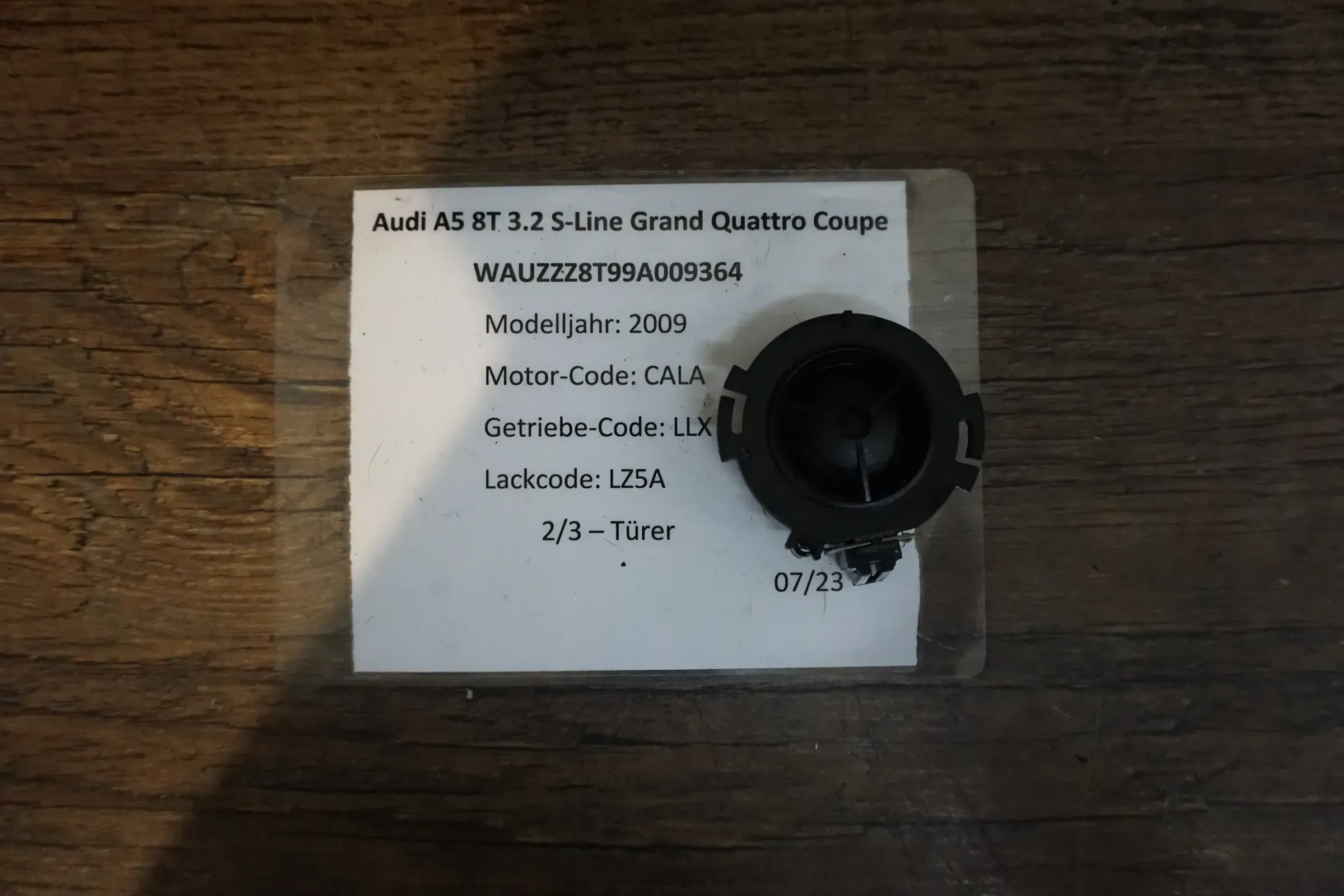 BANG & OLUFSON Lautsprecher Audi A5 8T Hochtonlautsprecher Hochtöner 8T0035399 - Bild 1