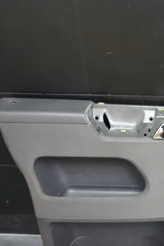 VW T5 Multivan Türverkleidung Vorne Links Rechts Anthrazit Stoff vorn Schwarz - Bild 5