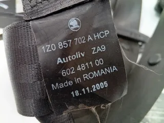 Sicherheitsgurt Gurt vorne R+ L SKODA OCTAVIA II COMBI 1Z 1Z0857702A 1Z0857701A - Bild 5