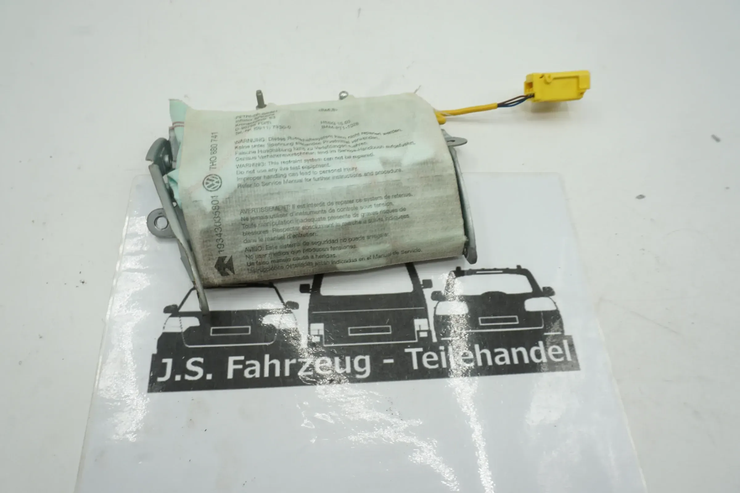Volkswagen Transporter Caravelle T5 2008 Vorne rechts Kopfairbag 7H0880741D - Bild 1