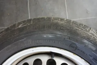 2x Sommer Komplettrad 205/65 R16 VW T5 T6 Stahlfelgen 6,5Jx16H2 ET51 Coninental - Bild 4
