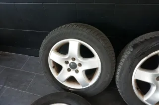VW T5 4 VW Kompletträder SOLACE 235/55 R17 103 XL 7Jx17 ET55 Felgen Allwetter - Bild 5
