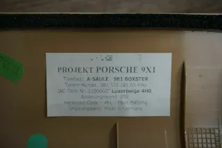 Porsche Boxster 981 Verkleidung Windlauf  98155518103 Rechts Beige - Bild 5