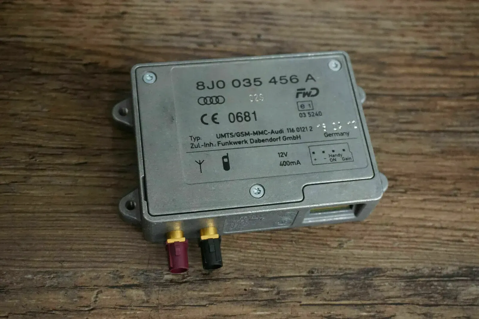 Audi A4 B8 8K A3 8P S3 RS3 Facelift A6 4F C6 S6 RS6 Antenneverstärker 8J0035456A - Bild 1