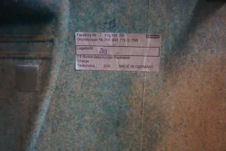 VW T5 7H Verkleidung Hinten Links Seitenrollo Laderaum Grau 7H1868715G - Bild 10