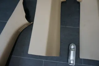 VW T5 Multivan Säule Verkleidung Säulenverkleidung Himmel A B C Beige leder - Bild 5