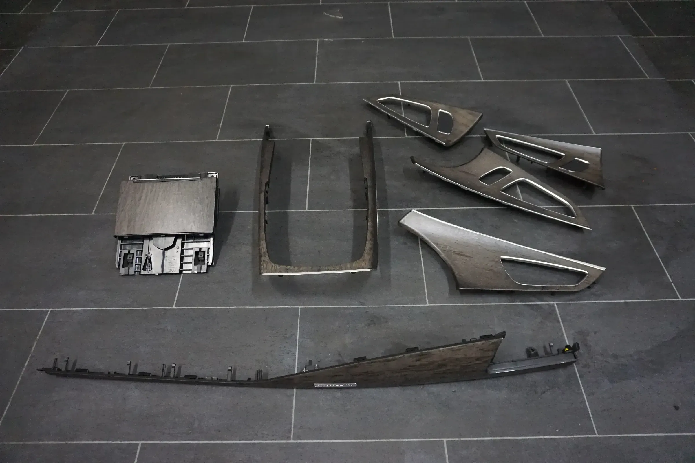 Audi A7 4G Facelift Dekorleiste Zierleisten Set Birke natur interior 4G0864261AT - Bild 1