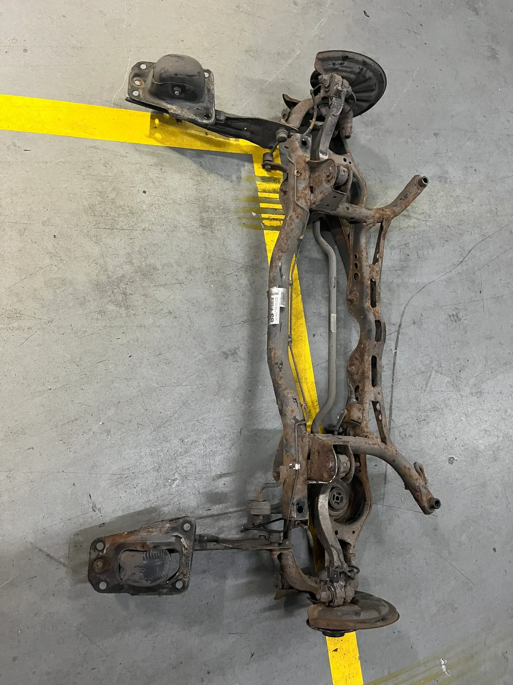 Hinterachse Achskörper VW Golf VI 6 Limousine 1K0505315BM 1K0500049FD komplett - Bild 1