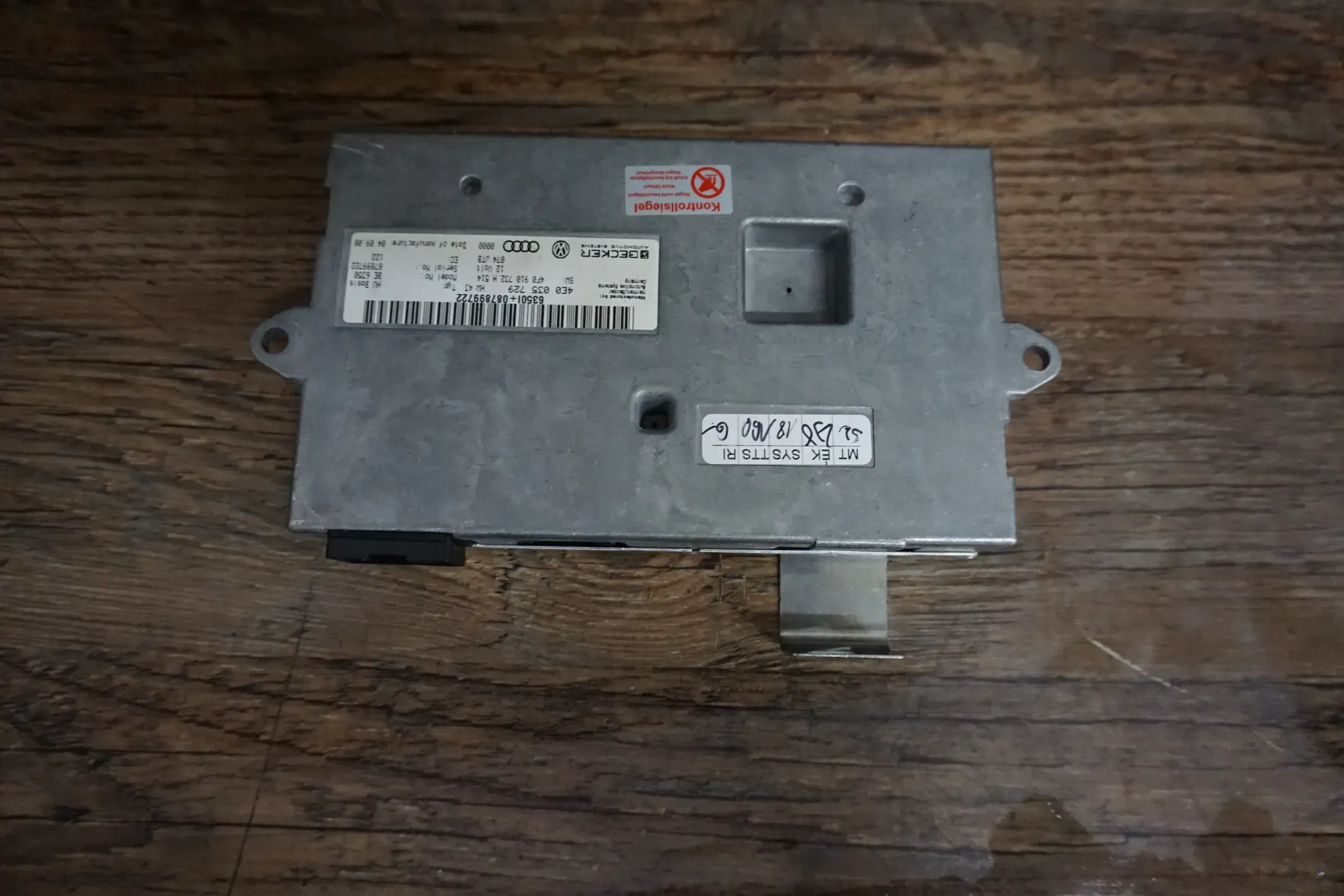 Audi A6 4F Kombi 3,0TDI Quattro Interface MMI Becker 4E0035729 4E0910732H - Bild 1