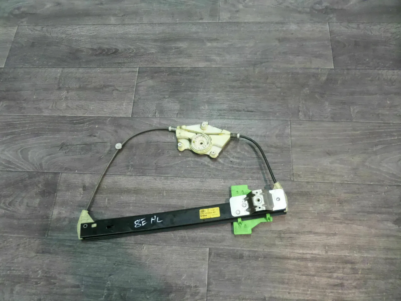 Audi A4 8E B7 B6 elektrischer Fensterheber mechanik Tür hinten links 8E0839461B - Bild 1