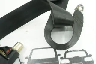 VW T5 Multivan 7H Sicherheitsgurt Gurt vorne rechts schwarz 7H5857806D - Bild 4