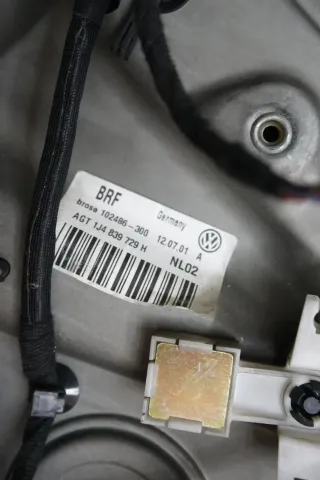 Org VW Golf 4 Limousine elektrischer Fensterheber hinten rechts Panel 1J4839729H - Bild 6