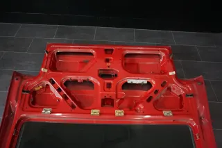 VW T4 Transporter Heckklappe Klappe hinten Kofferraumklappe rot Scheibe - Bild 11