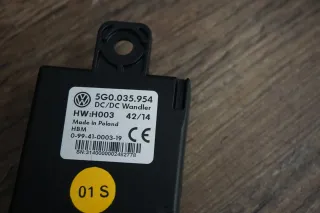 VW Golf 7 VII 5G Spannungstabilisator Spannungswandler USB 5G0035954 - Bild 2