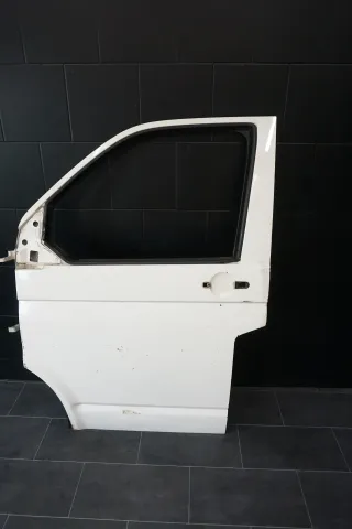 VW T5 7H Transporter Caravelle Fahrertür Tür Vorne Links weiß R902 - Bild 1