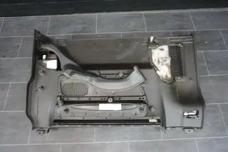 VW T5 7H Verkleidung Hinten rechts Seitenrollo Laderaum Stoff Antrazit Multivan - Bild 7