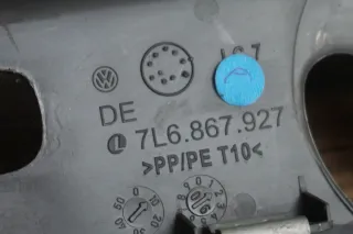 VW Touareg 7L Abdeckung Verkleidung hinten Wischer Heckklappe 7L6867927 - Bild 5