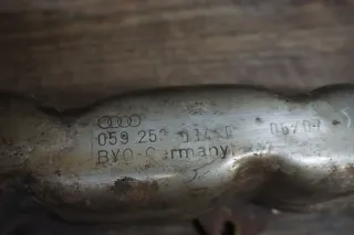 Audi A6 4F C6 TDI 3,0 BMK Krümmer Abgaskrümmer Flexrohr rechts 059253034L - Bild 4
