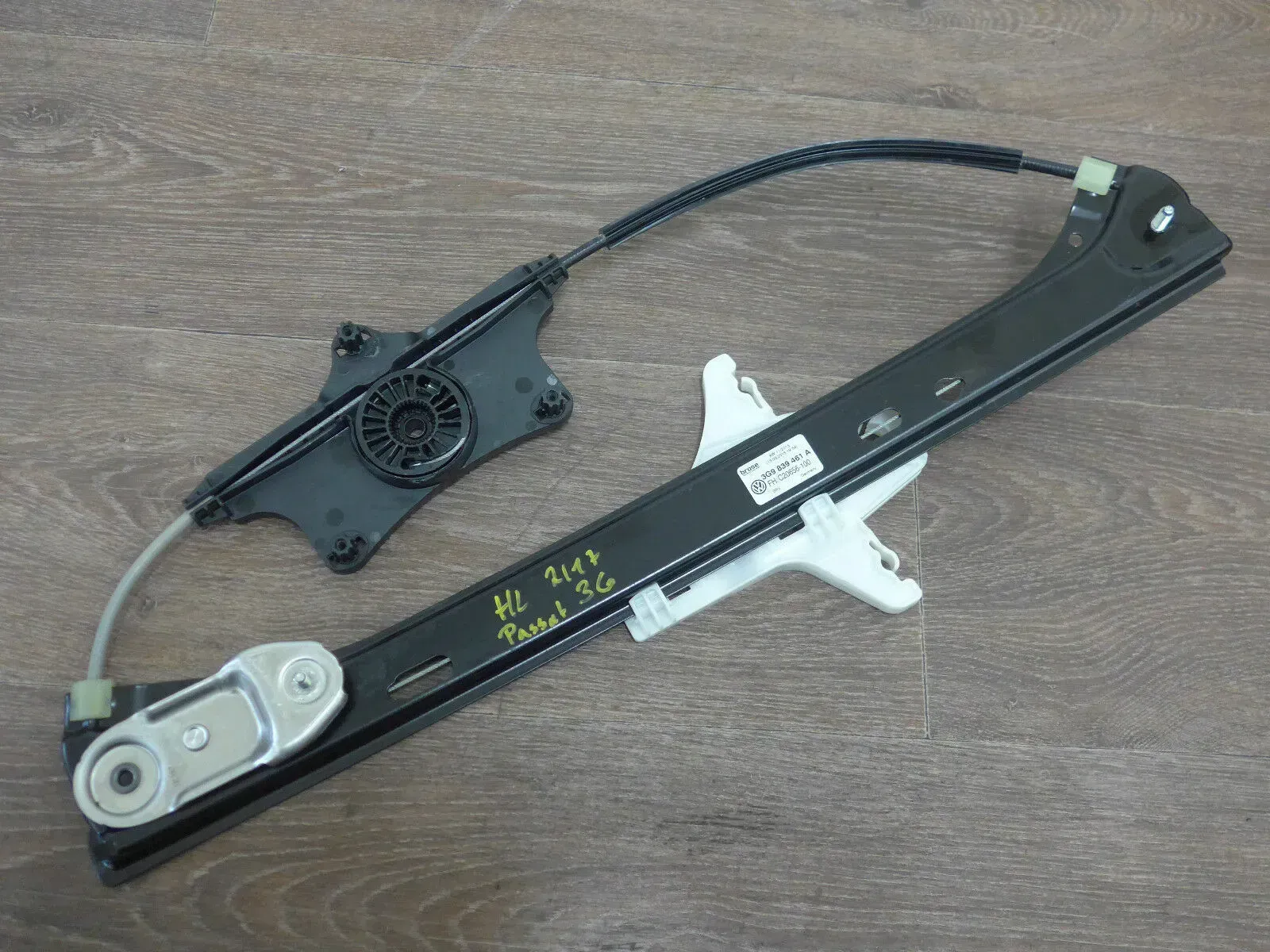 VW Passat 3G B8 Fensterhebermechanik Fensterheber hinten links 3G9839461A - Bild 1