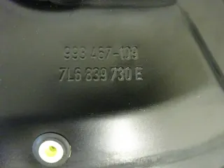 7L6839729E Scheibenrahmen Fensterhebermechanik Türrahmen HR VW Touareg 7L - Bild 5