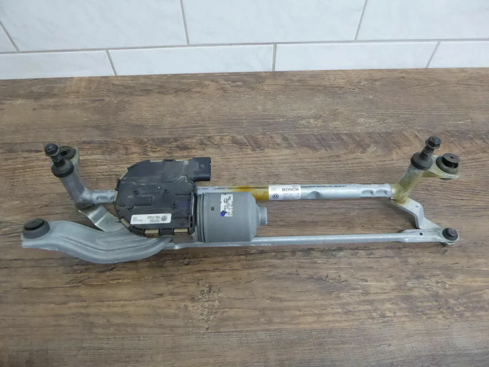 VW Golf 7 VII 5G Wischermotor mit Gestänge Vorne Viper Motor 5GM955023 5GM955119 - Bild 1