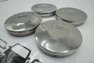 Audi 80 B1 Radkappe Radzierblende Chrom Blech Nabedeckel Zierblende Metall - Bild 3
