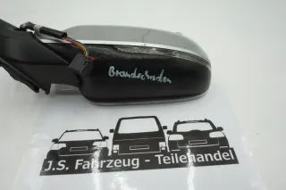 Audi ALU Außenspiegel links RS5 8T Audi A5 S5 Spiegel Brandschaden alumatt - Bild 4