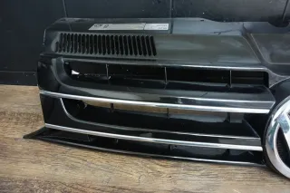 Orig Volkswagen T5 Facelift Multivan Kühlergrill Grill Stern 7E5853651D LC9Z - Bild 4