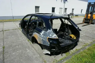 Audi RS4 B8 8K Karosserie Karosse Limousine Schwarz Rohkarosse BJ2016 Unfall - Bild 6